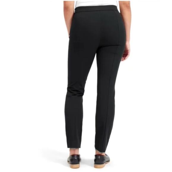 Everlane Women’s 18 Black High Rise Bi-Stretch Work Pant Stretch Ankle Size Zip - Picture 3 of 15